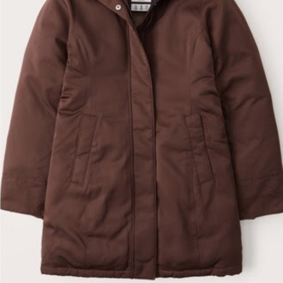 Abercombie and Fitch parka women's winter jacket - Picture 2 of 4